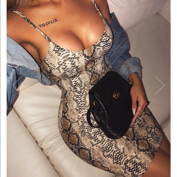OOTDfash snakeprint dress - Picture 3 of 3